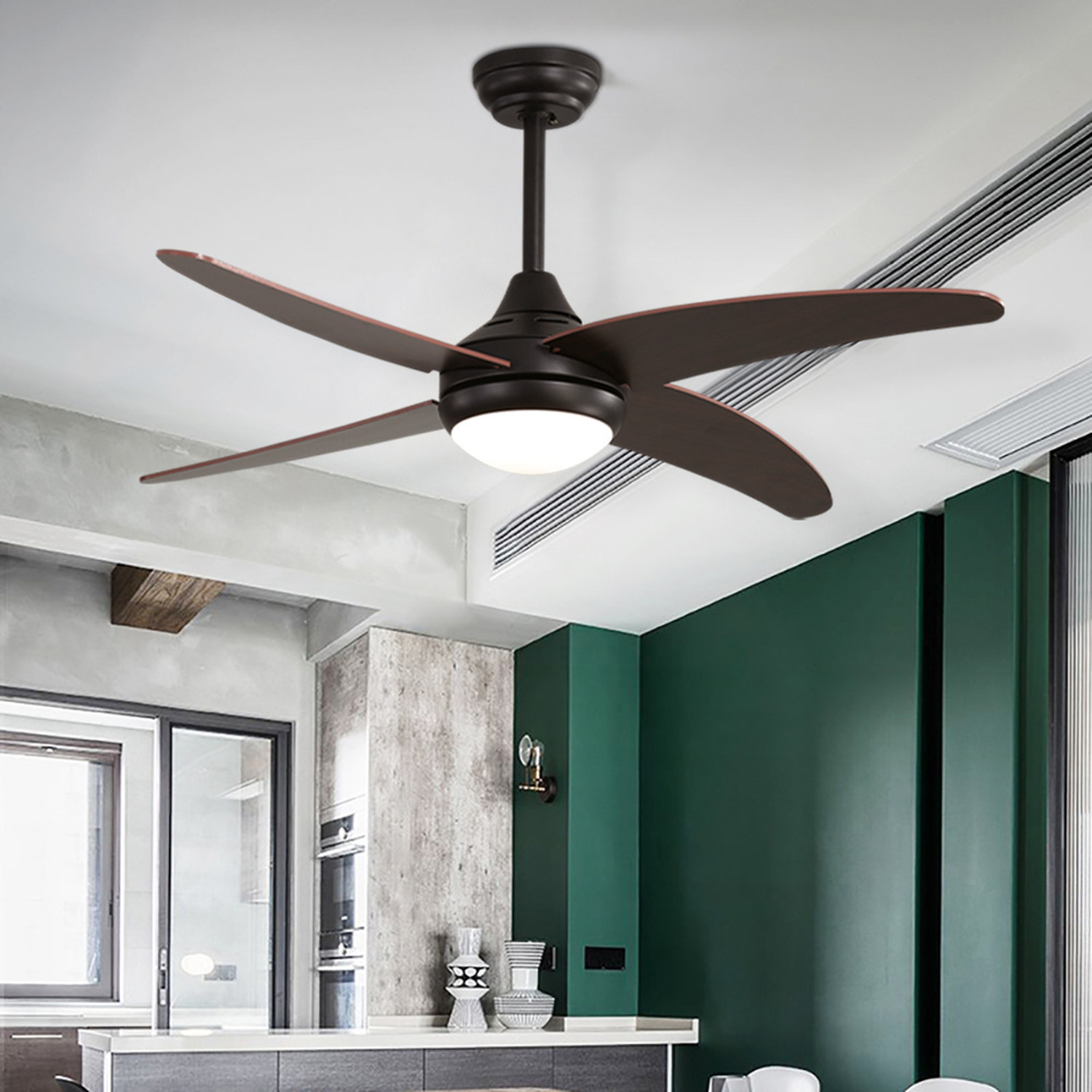 replace light with ceiling fan