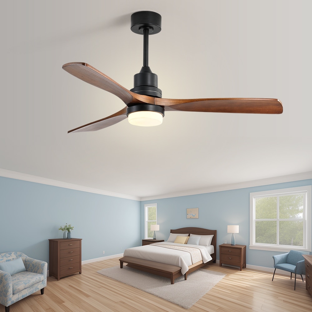 install ceiling fan with light