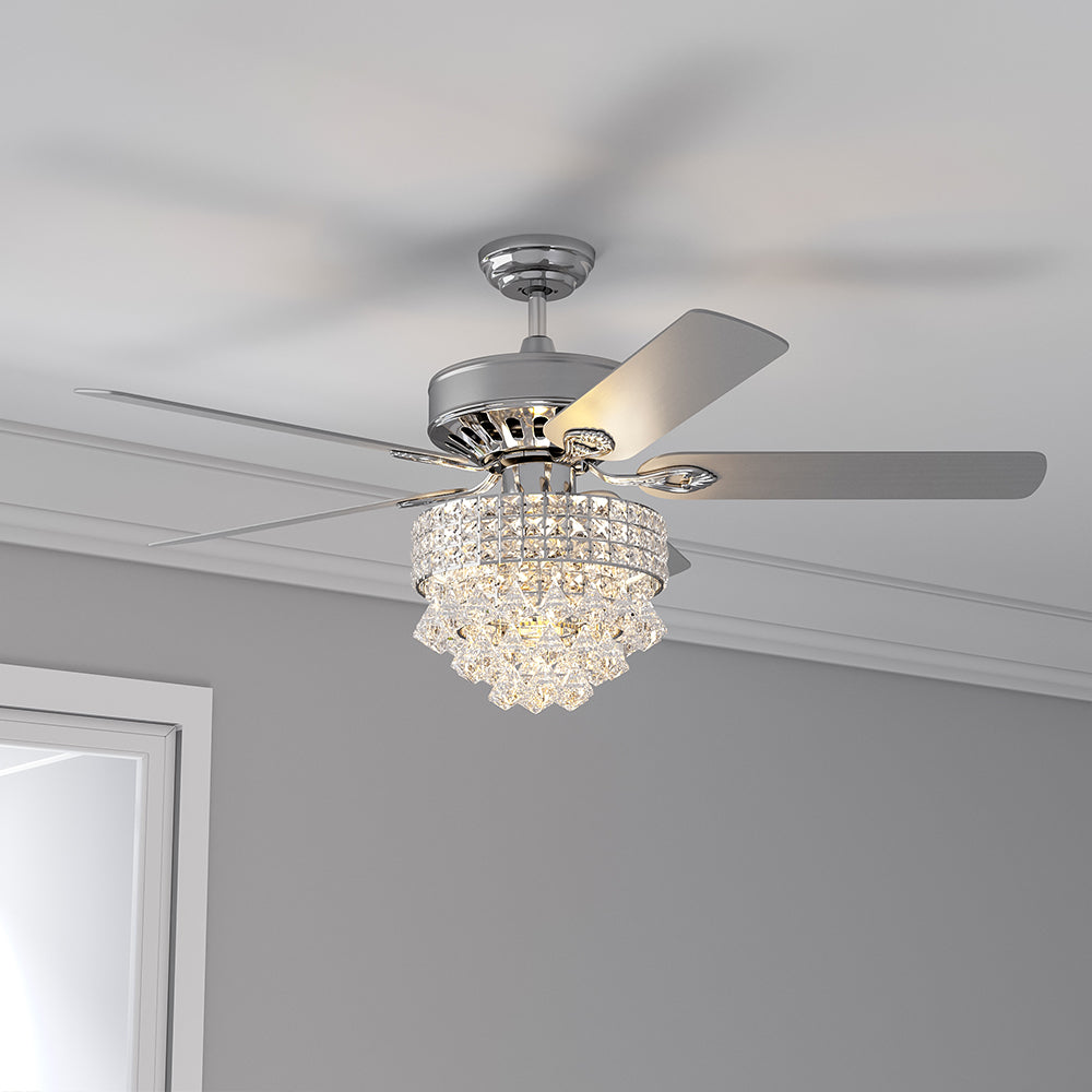 replace ceiling light with fan