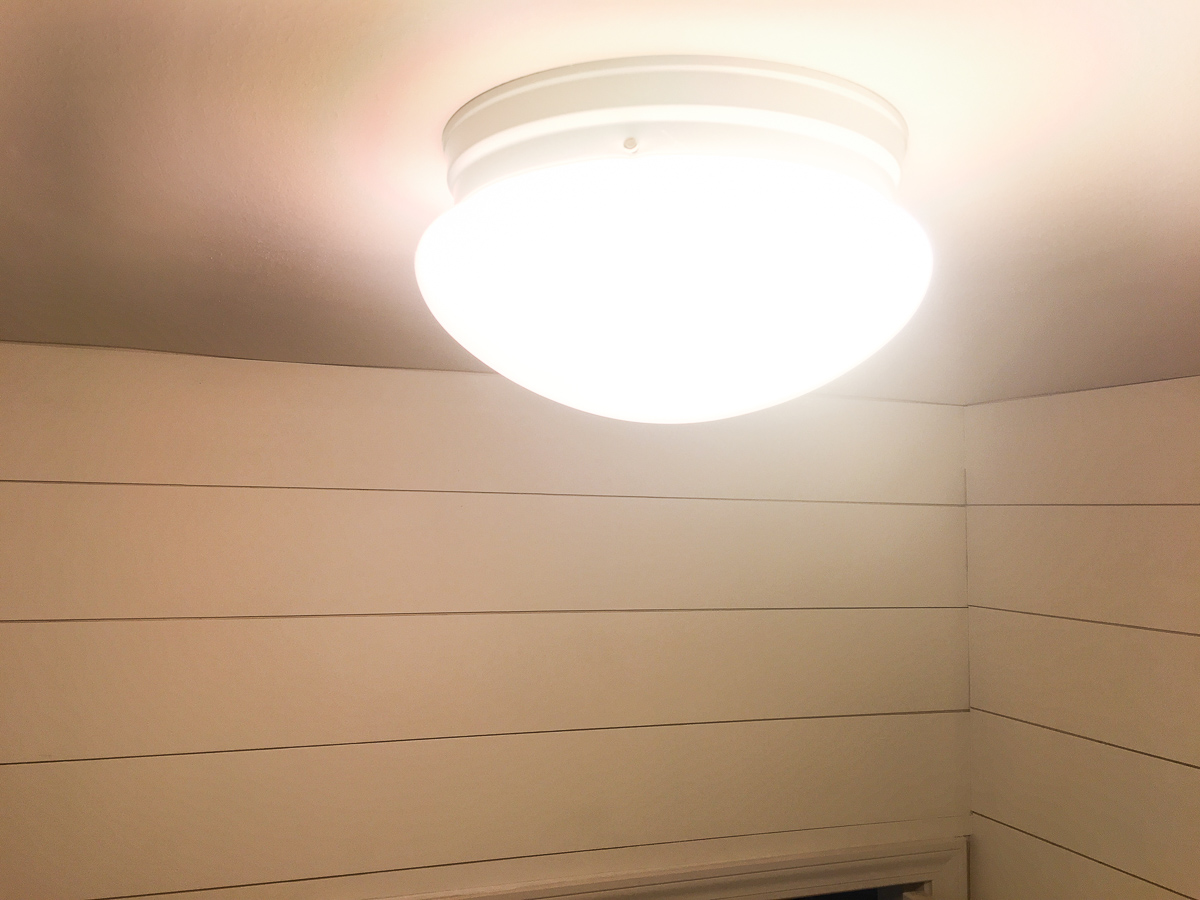 how to change a ceiling light fixture