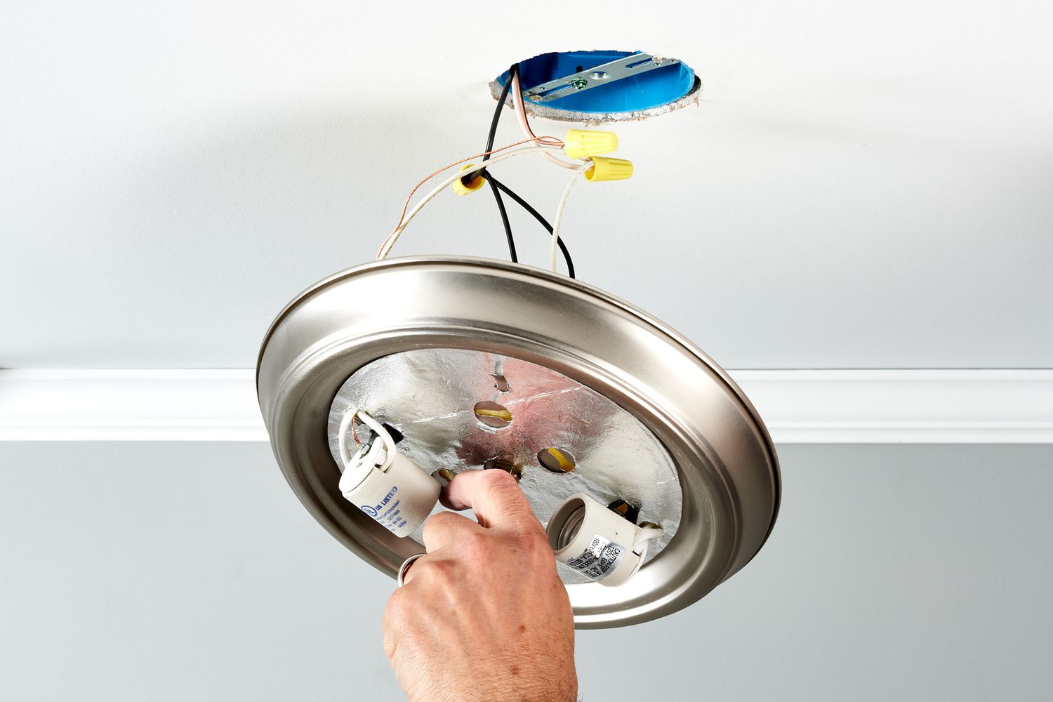 how to change ceiling light