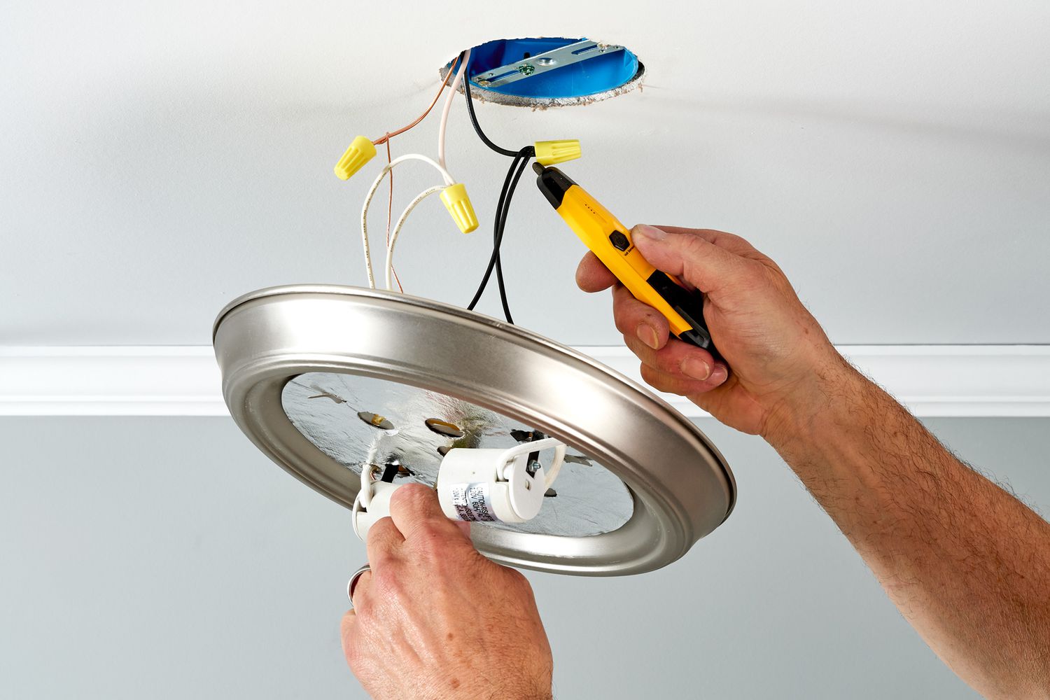 how to change ceiling light