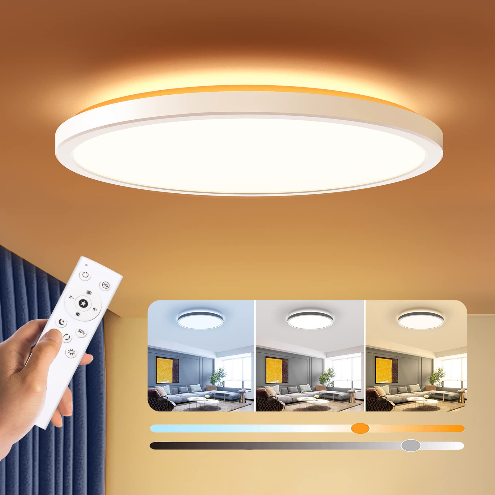 how to remove a flush mount ceiling light