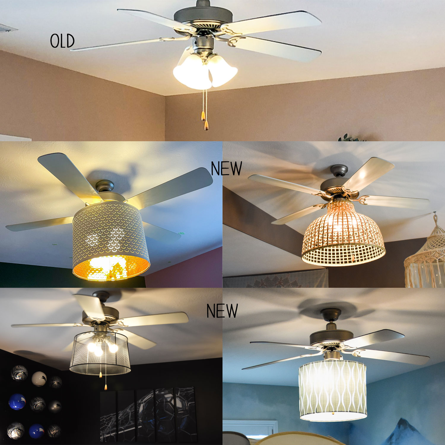 add light to ceiling fan