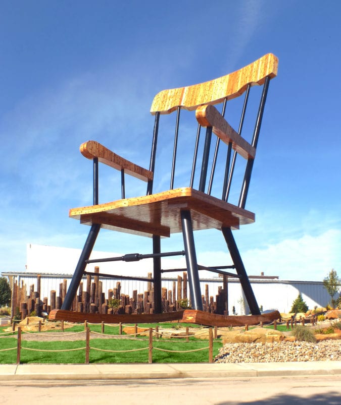 world's largest rocking chair