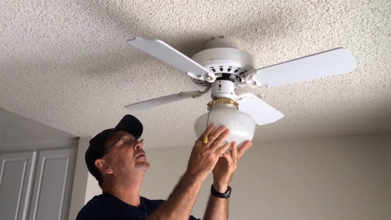 how to replace a light with a ceiling fan