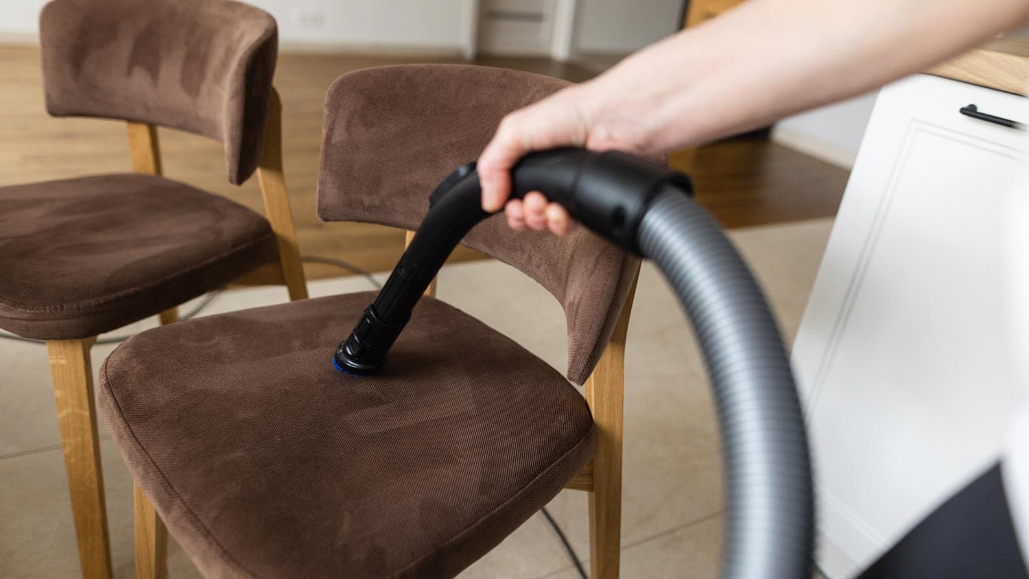 cleaning upholstered chair