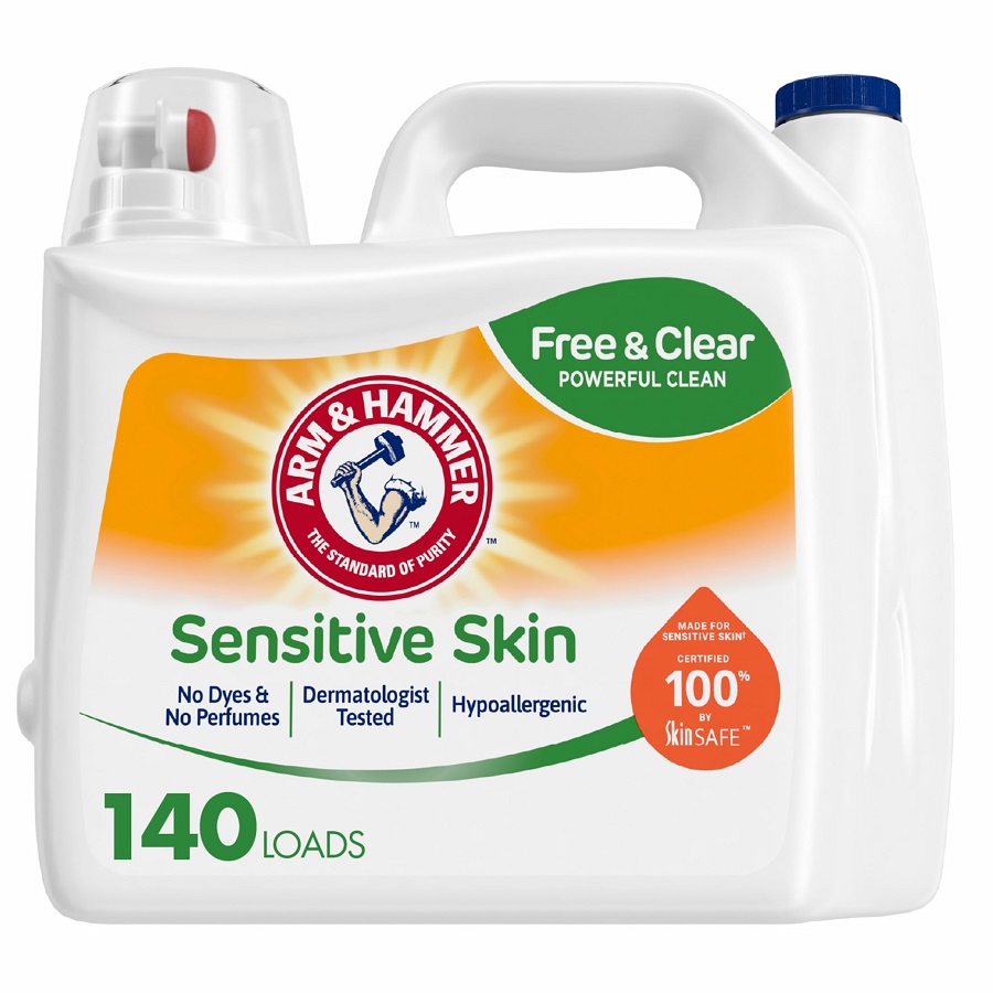 worst laundry detergent for sensitive skin