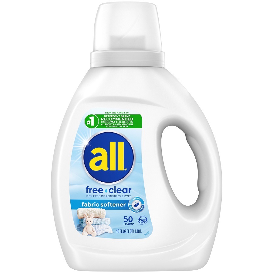 laundry detergent with fabric softener