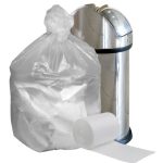 Transparent garbage bag