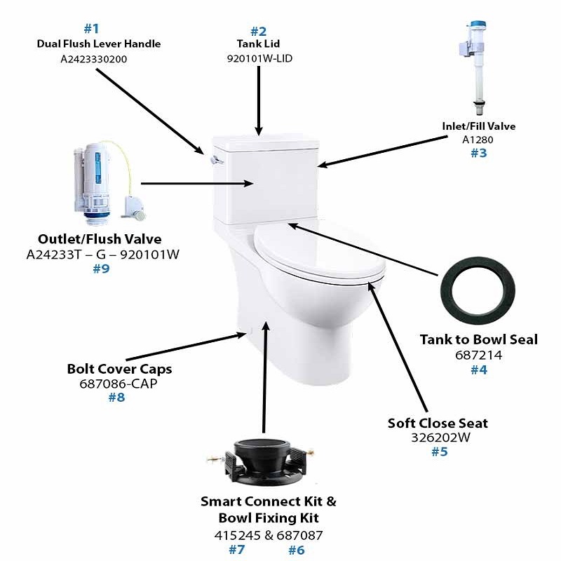 replacement toilet parts