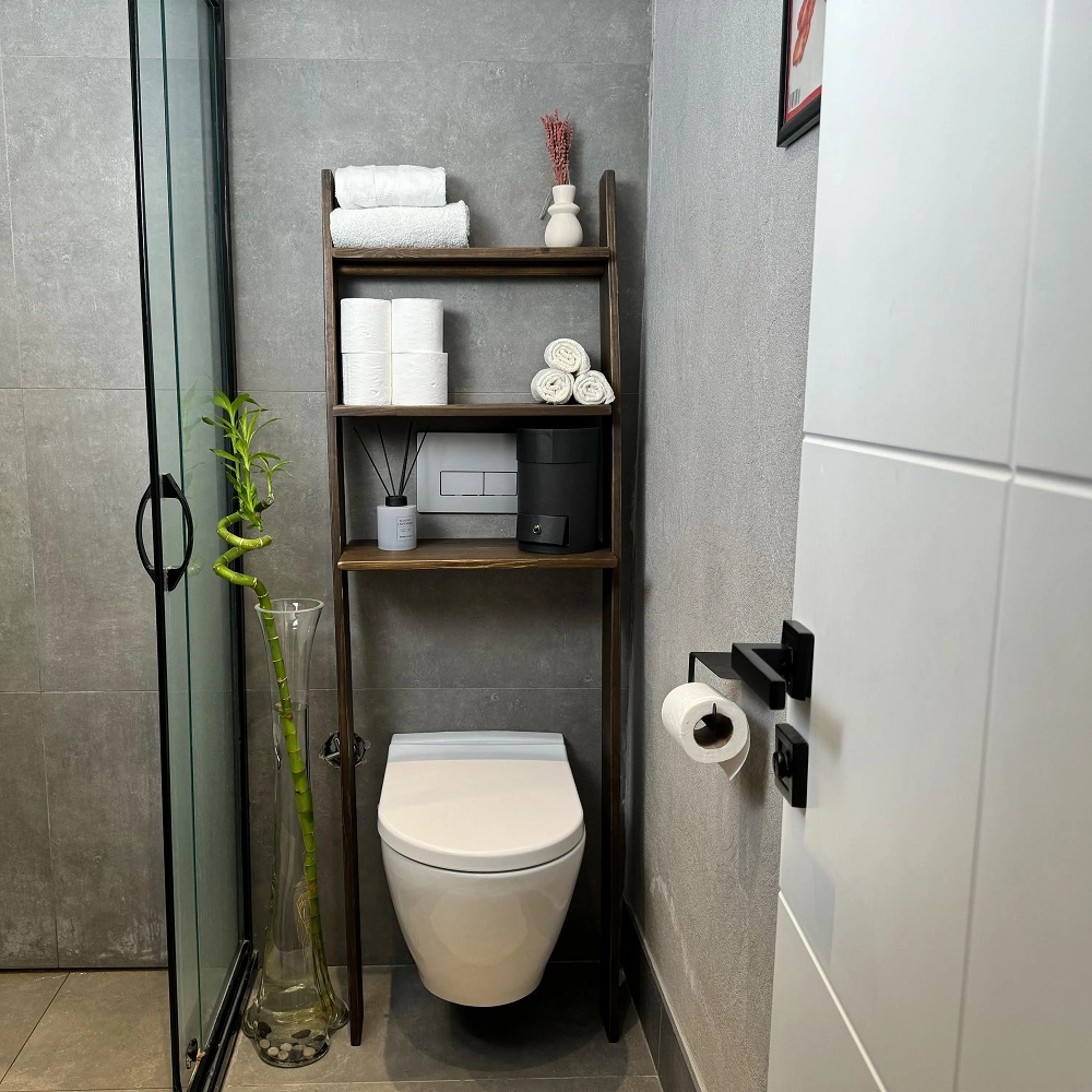 bathroom shelf over toilet