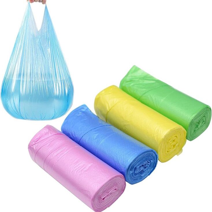 Colored garbage bags