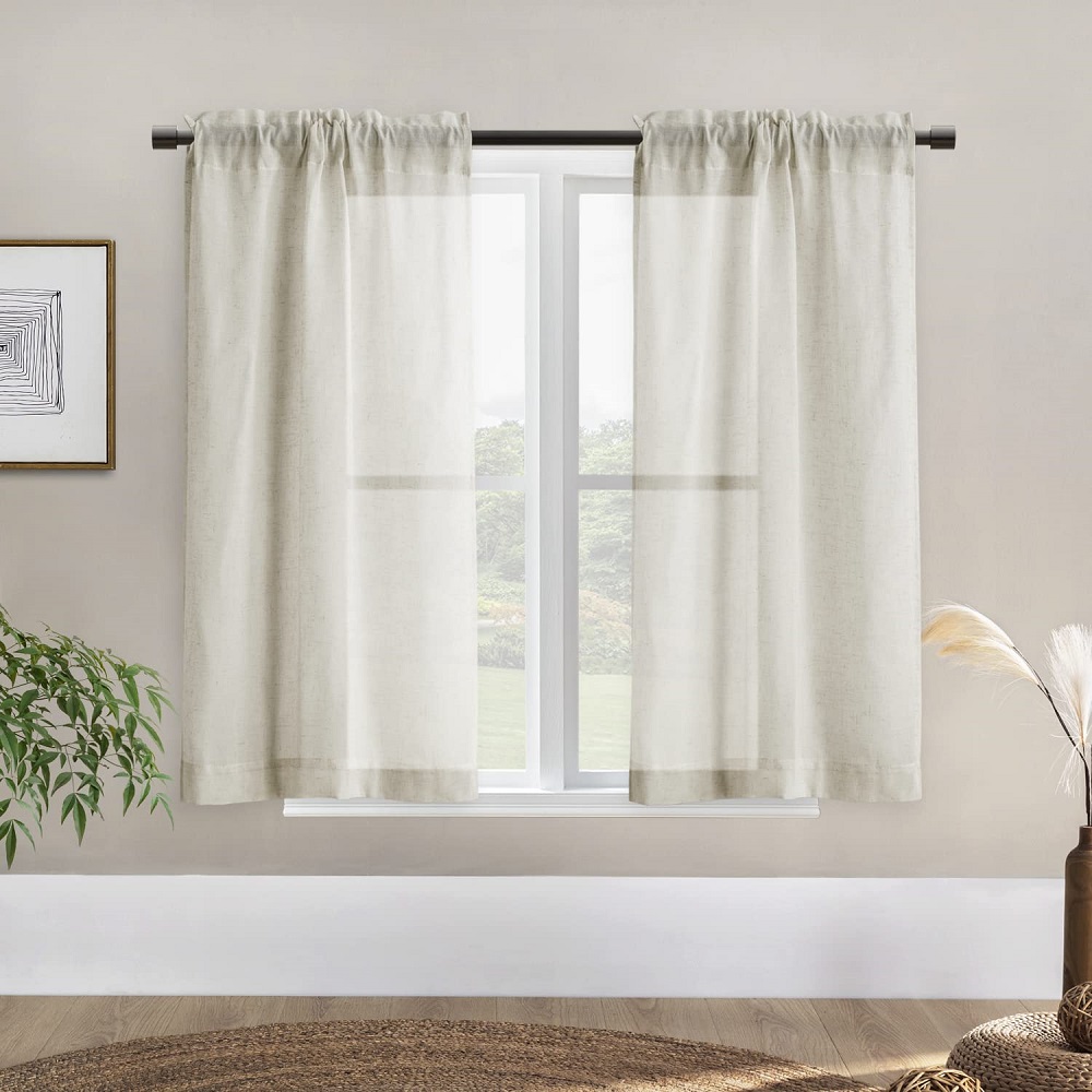 short curtains