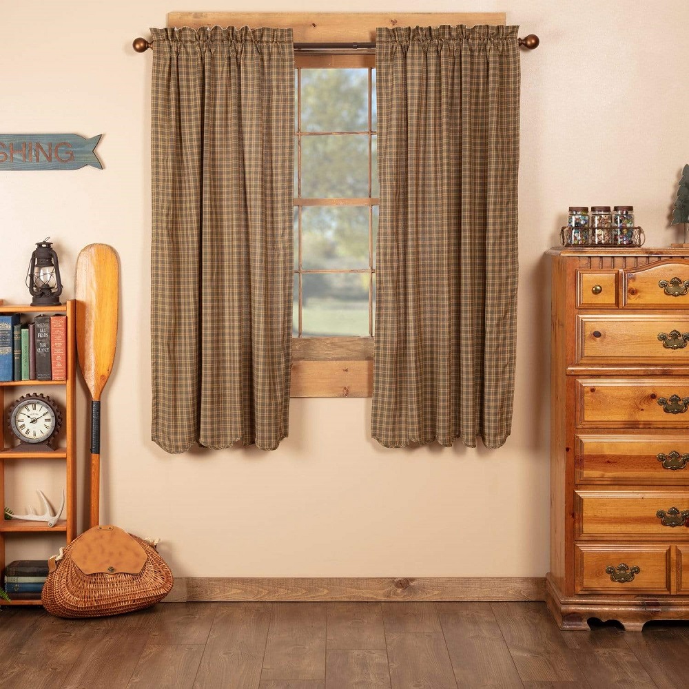 short curtains