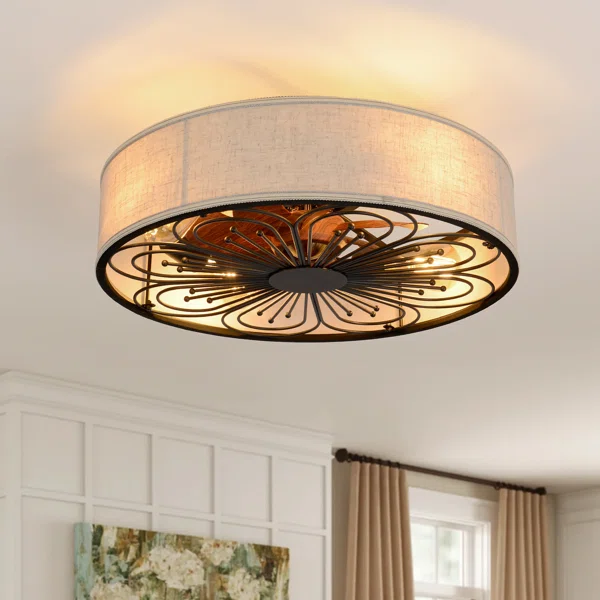 small ceiling fan with light