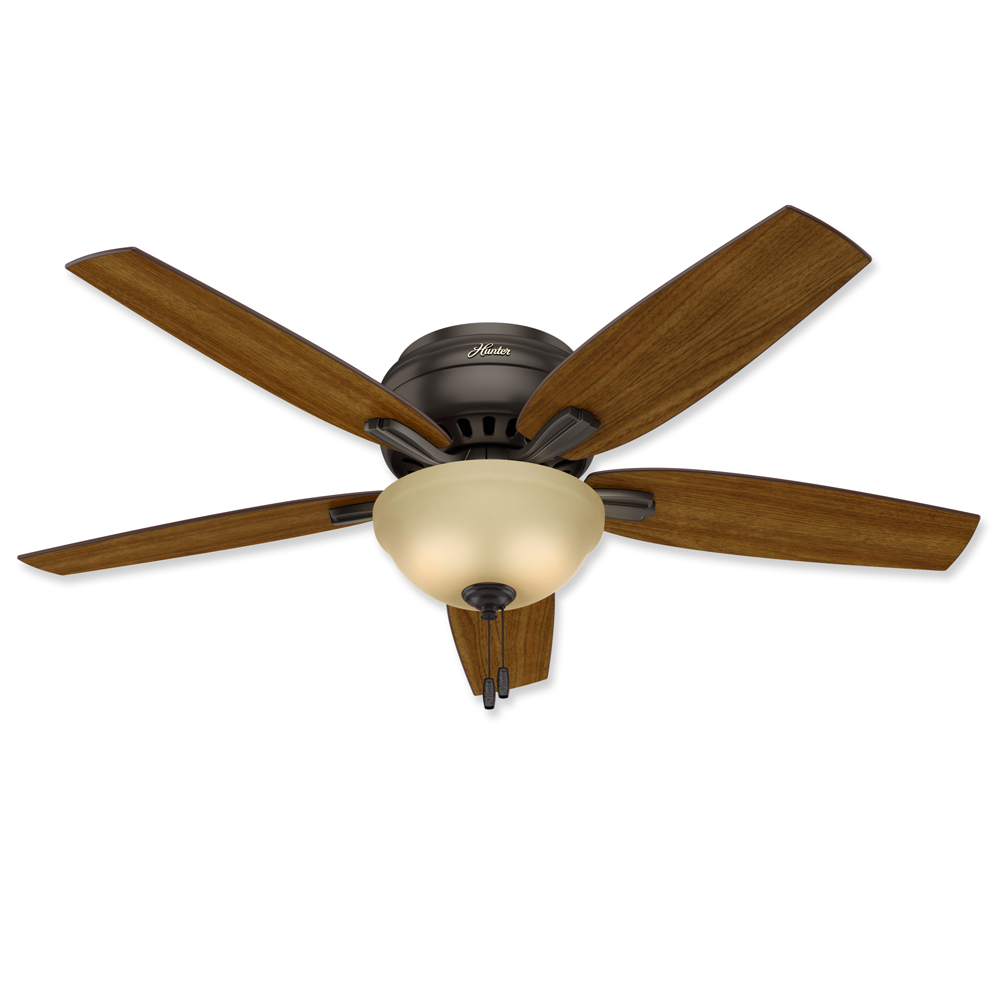 low profile ceiling fan with light