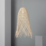 rattan ceiling light