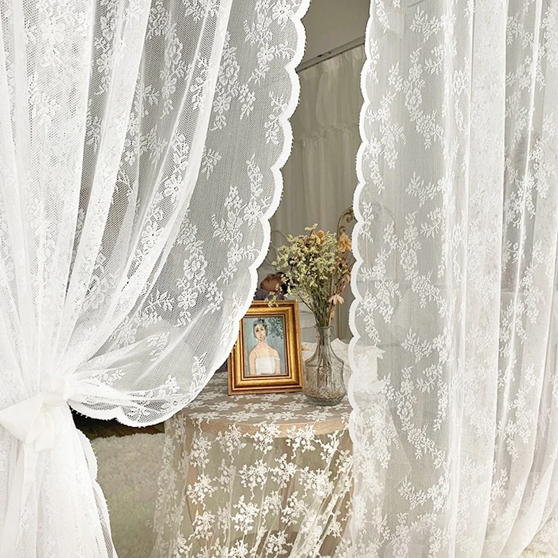 lace curtains