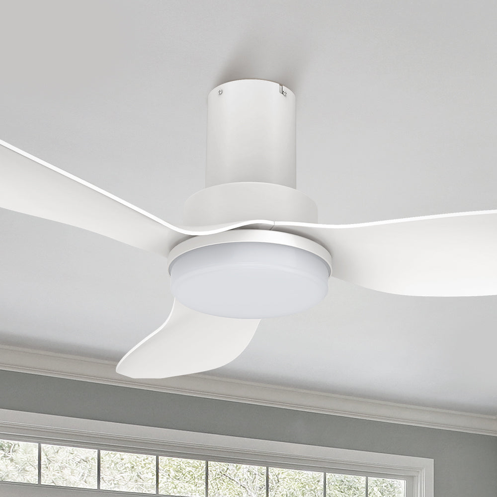 low profile ceiling fan with light