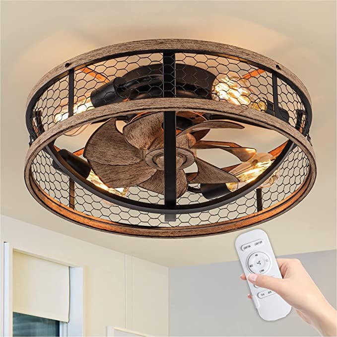 small ceiling fan with light