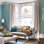 bay window curtains