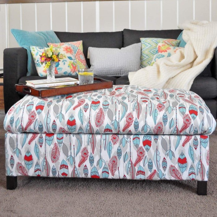 diy ottoman with storage