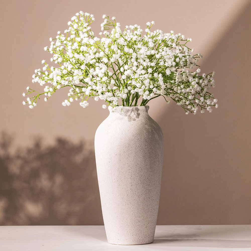 white ceramic vase