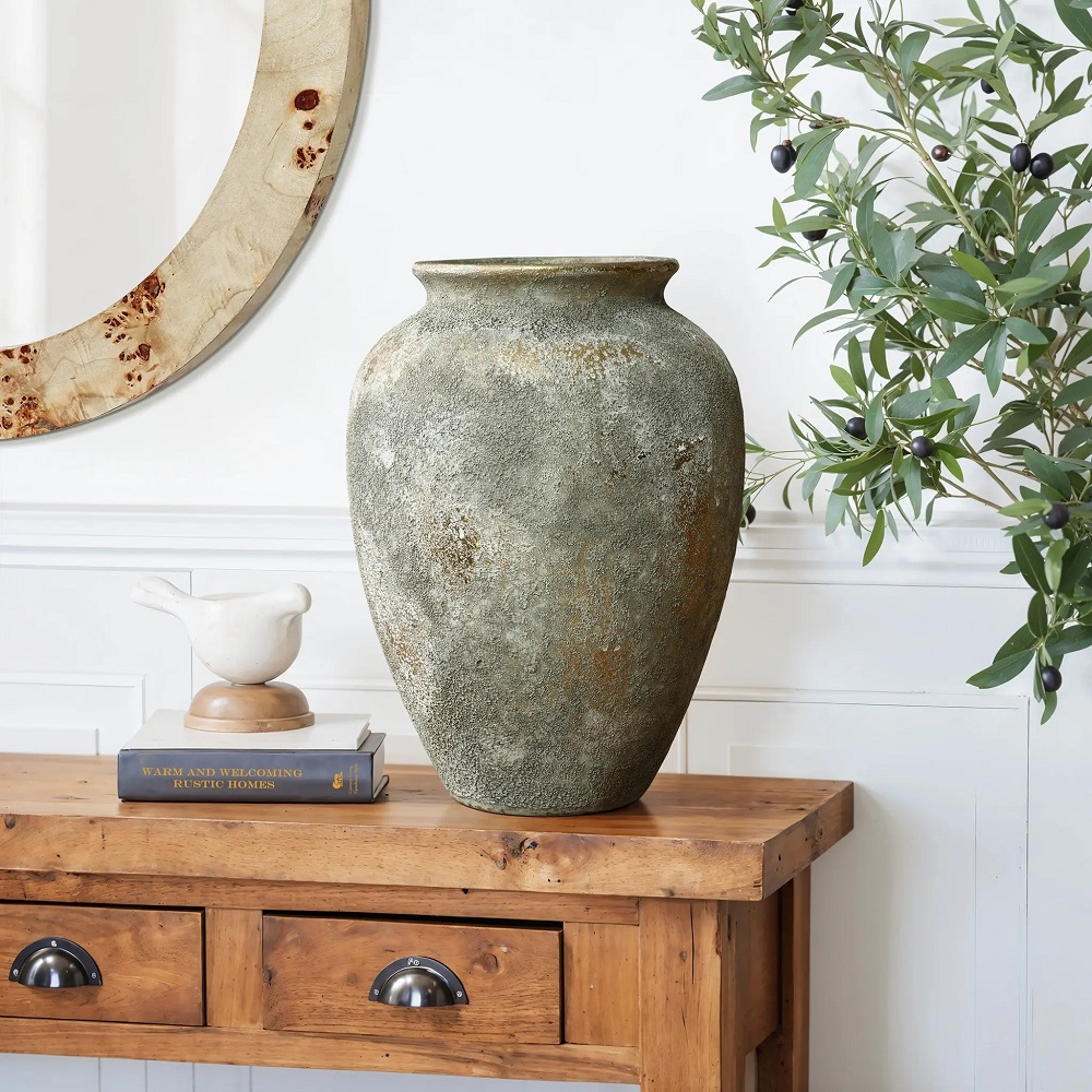 wooden vase